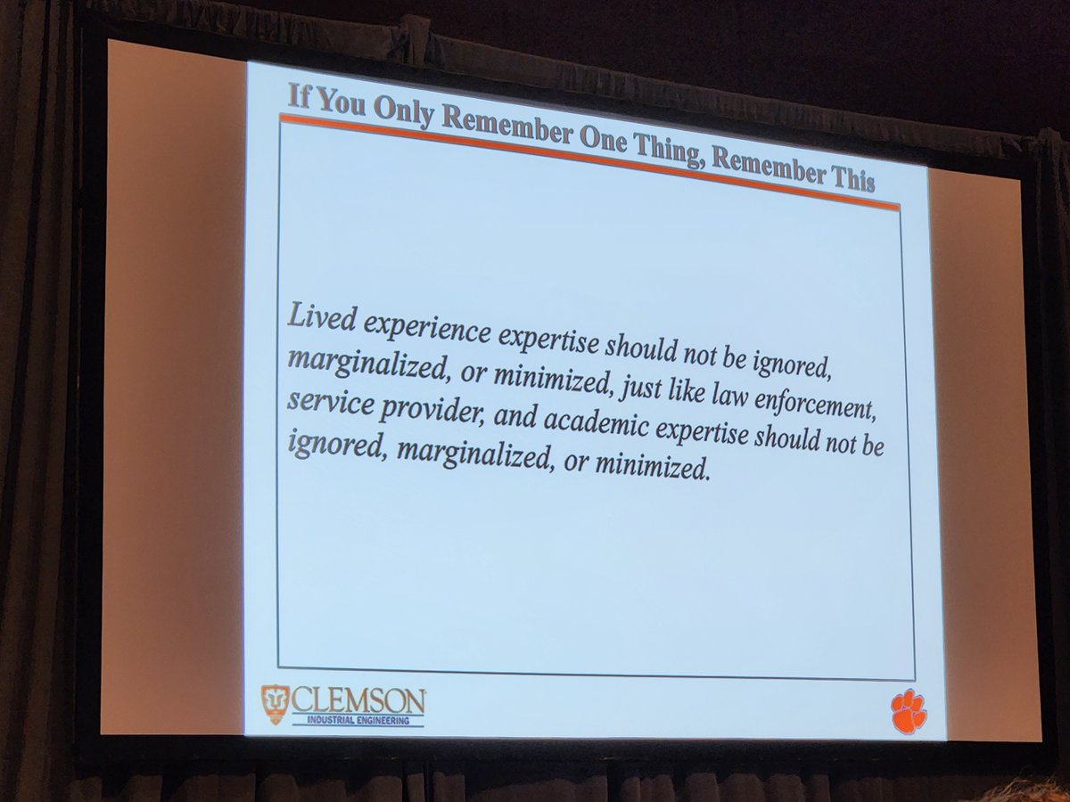Dr. Sharkey's keynote at @INFORMS2024 was incredible! It was amazing to see so many people from the ORMS community interested in hearing why and how lived experience expertise plays a fundamental role in improving every step of our research process!
