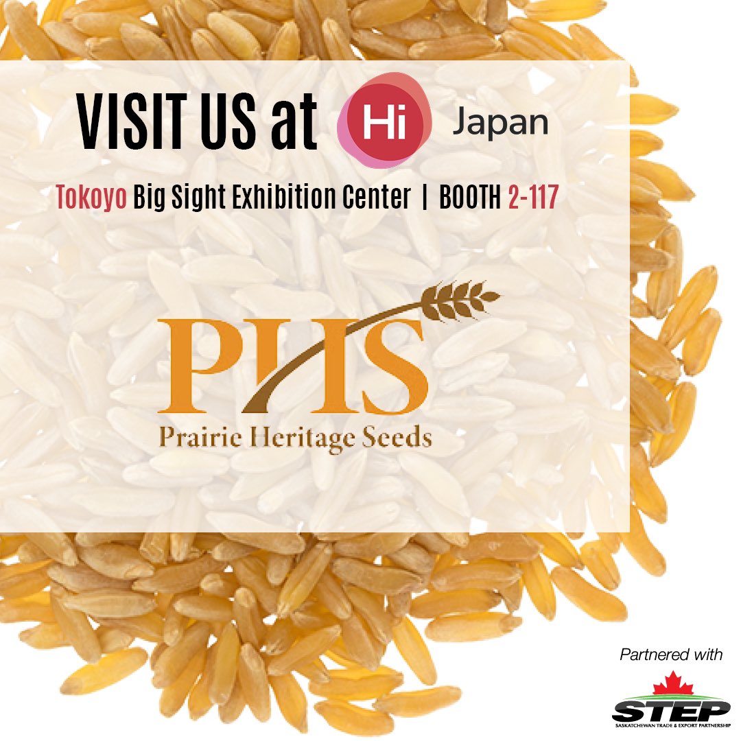 PHSOrganics's tweet photo. Come visit us at Hi Japan! https://t.co/6uffLRuNYD
