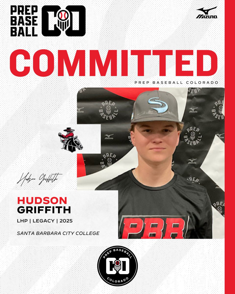 🚨𝐂𝐎𝐌𝐌𝐈𝐓𝐌𝐄𝐍𝐓 𝐀𝐋𝐄𝐑𝐓🚨

'25 LHP Hudson Griffith (Legacy) has announced his commitment to Santa Barbara City College.

👤: loom.ly/_LrWNro | <a href="/H_Griffith_2025/">Hudson Griffith</a>
