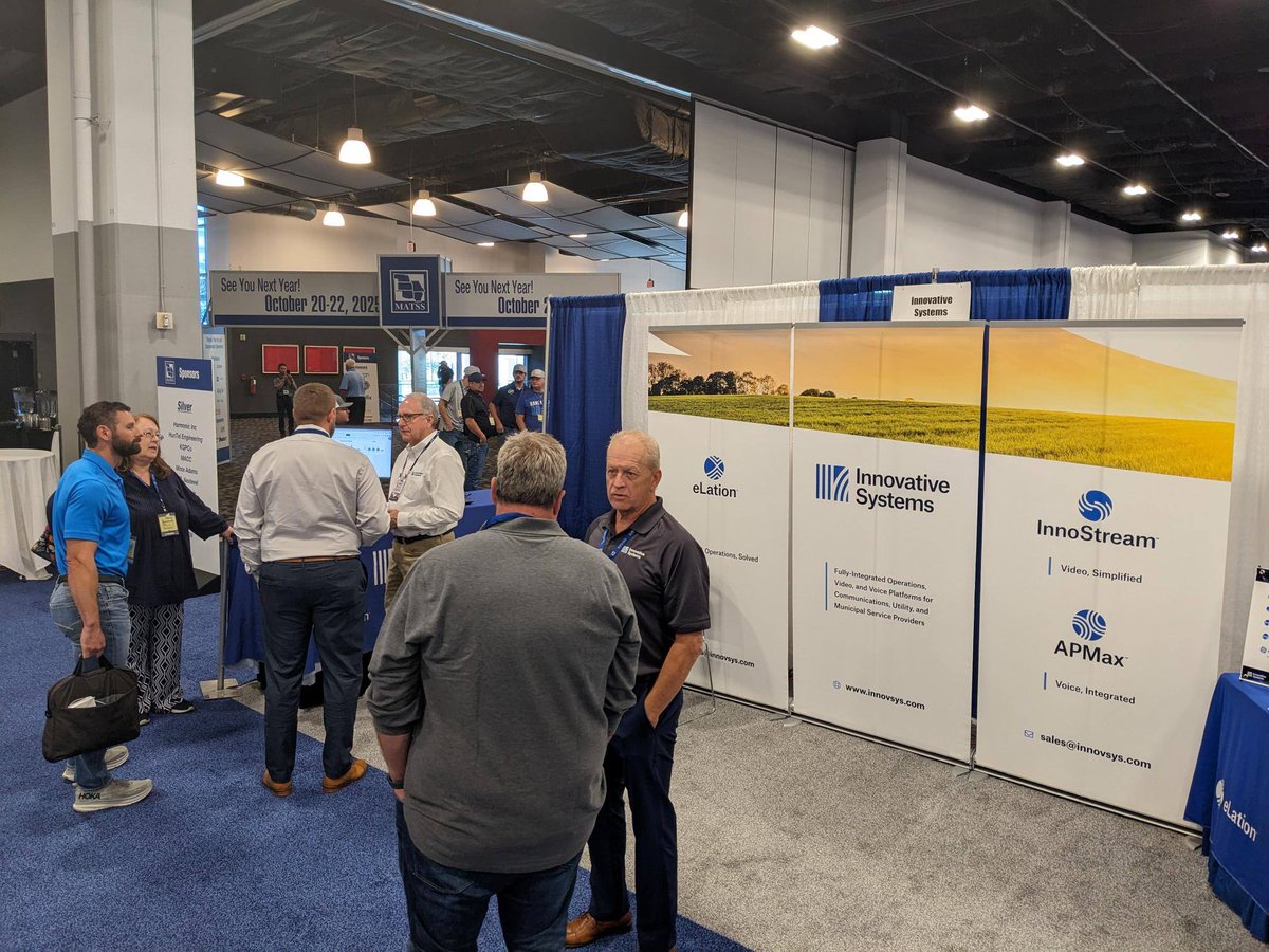 InnovSysSD's tweet image. We&apos;re having a great time at MATSS! If you&apos;re at the show be sure to visit our Booth 524 to learn more about our solutions for Billing &amp;amp; Subscriber Management, Video and Voice.

#matss