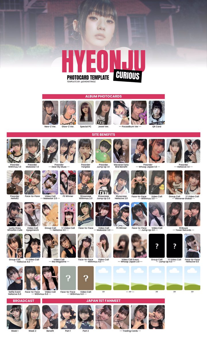 UNIS CURIOUS ヒョンジュ トレカ UNIS 1ST SINGLE ALBUM CURIOUS PHOTOCARD OFFICIAL | eBay