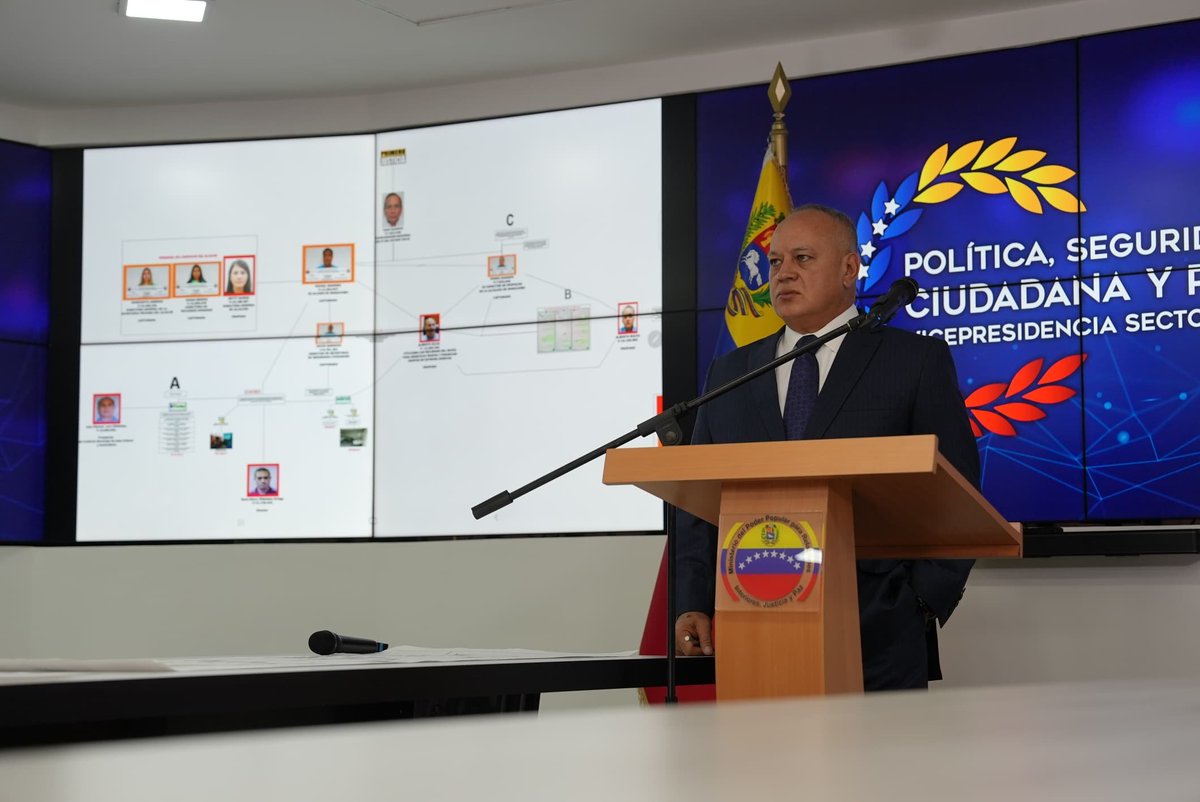 MPPRIJP (@mijpvzla) on Twitter photo #AHORA || Vpdte. Sectorial Cap. <a href="/Dcabellor/">Diosdado Cabello R</a> ofrece importantes declaraciones al país. #AHORA || Vpdte. Sectorial Cap. <a href="/Dcabellor/">Diosdado Cabello R</a> ofrece importantes declaraciones al país.