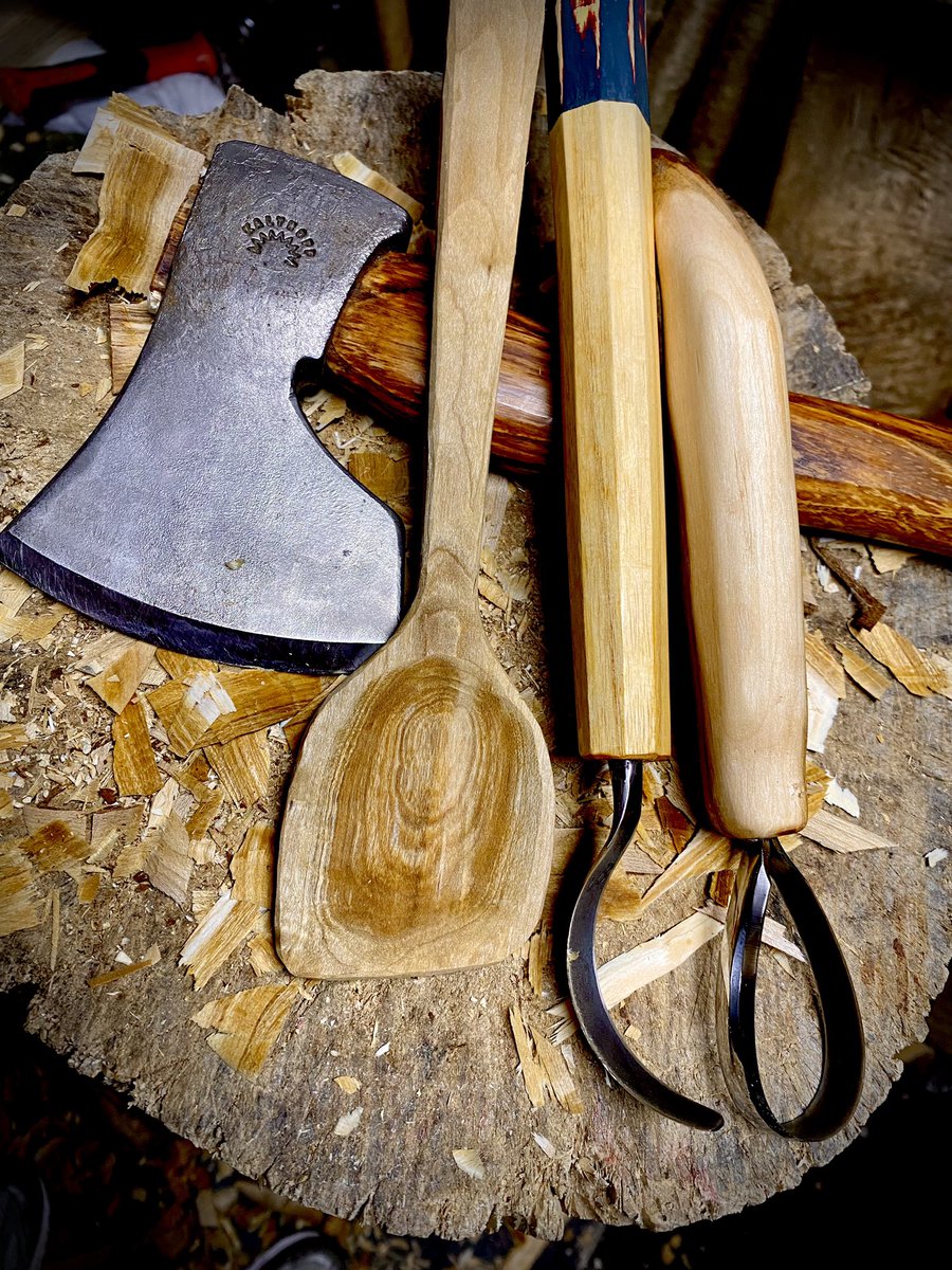 silverbackmpr's tweet image. Cherry cooking spoon roughed out