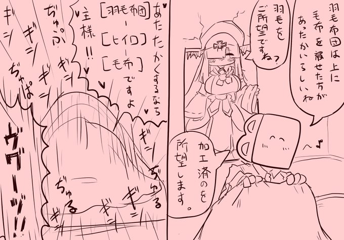 らくがき
ヒイロの羽毛肉布団 