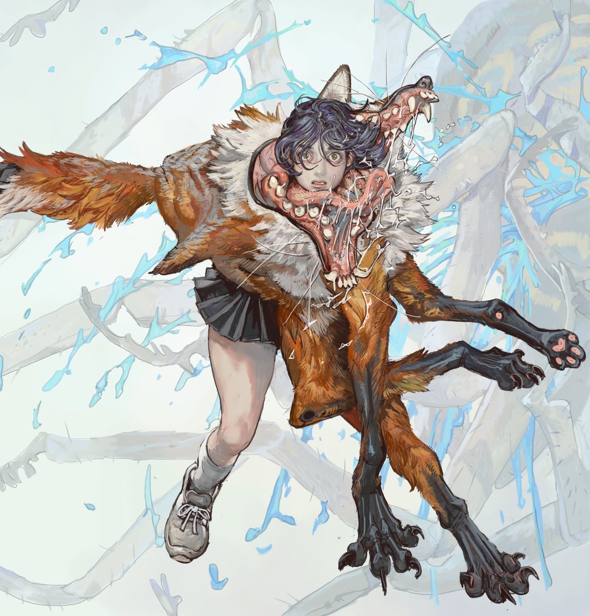 the fox come from the wood