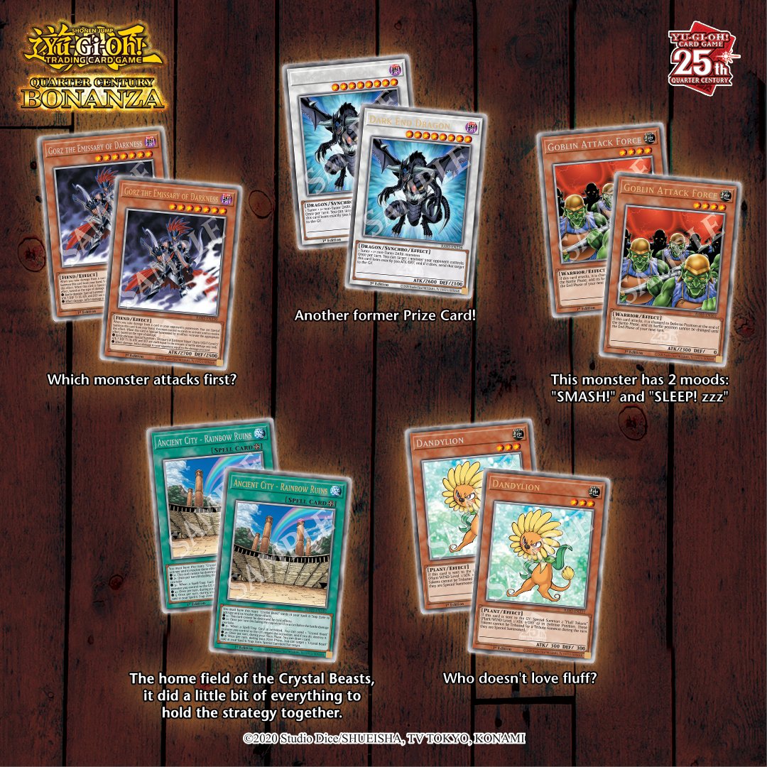 More cards coming in Quarter Century Bonanza's nostalgia sub-set! Each pack has 4 foils from the main 78-card set, including the hottest tournament cards, available in multiple rarities, plus 1 bonus nostalgia More cards coming in Quarter Century Bonanza's nostalgia sub-set! Each pack has 4 foils from the main 78-card set, including the hottest tournament cards, available in multiple rarities, plus 1 bonus nostalgia
