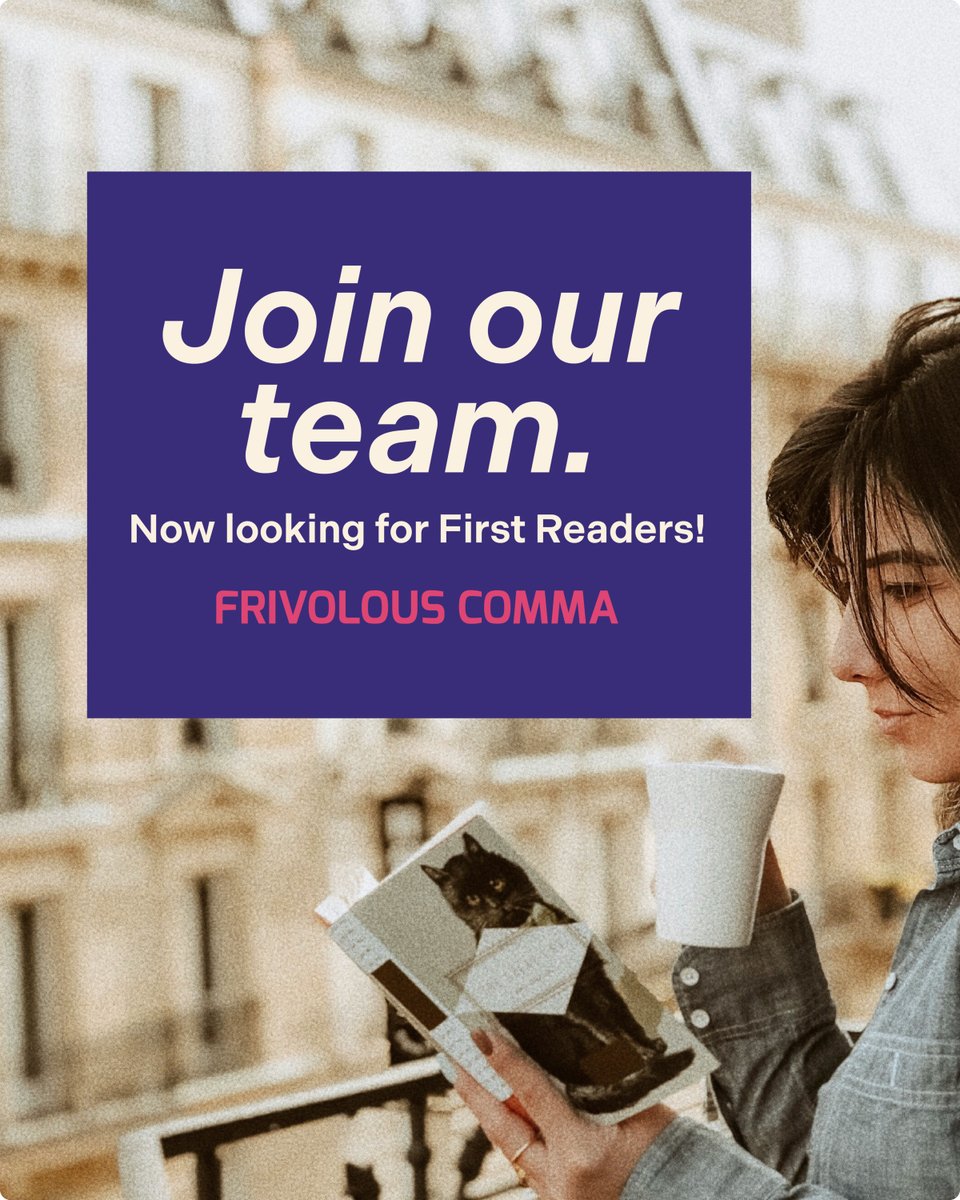 We're looking for new volunteer first readers to join our team.

Our first readers read some of the incoming fiction submissions and decide whether to pass them along to the fiction editors.

Read more about the role: bit.ly/4dQVbSA