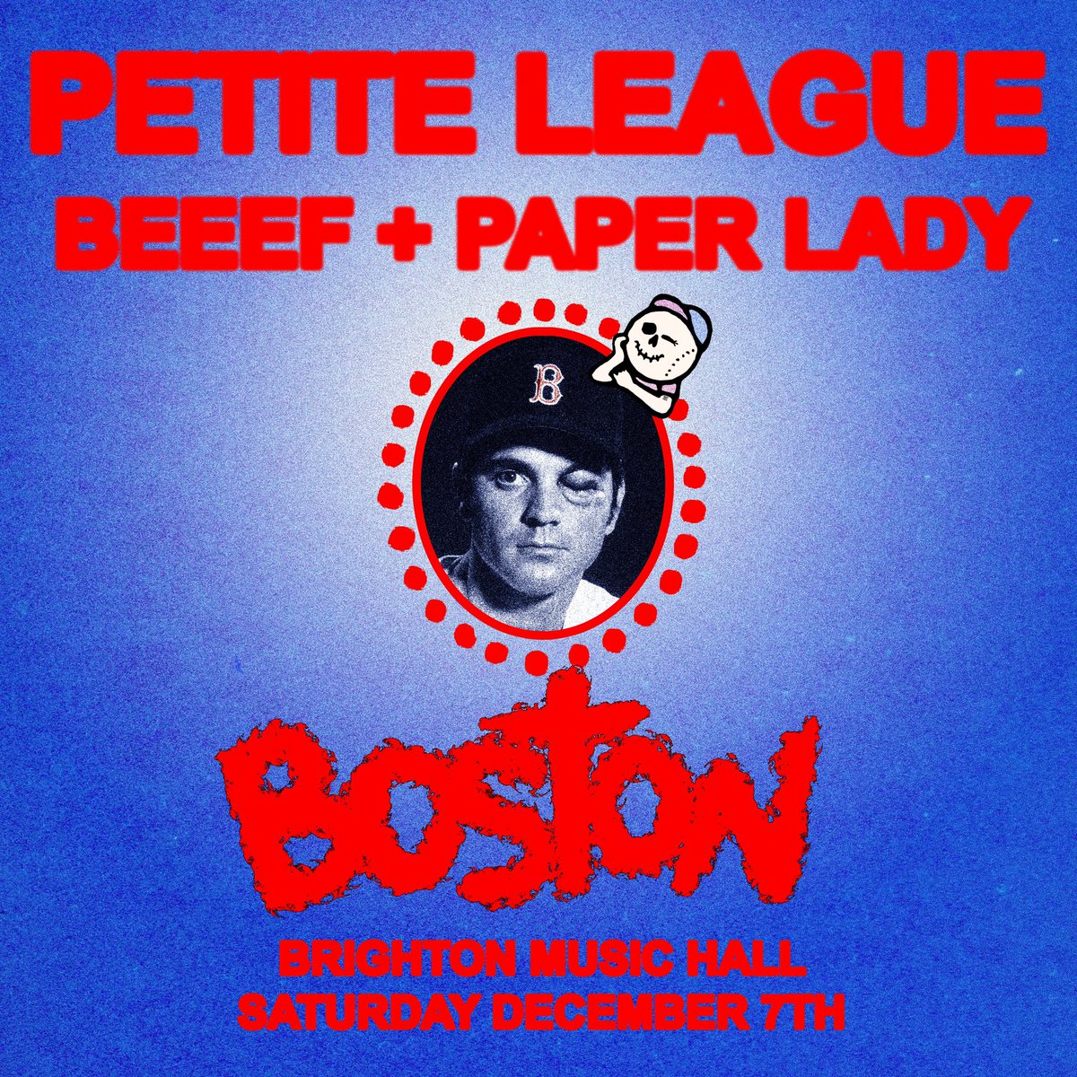 Let’s go Beeefin at the <a href="/Brighton_Music/">Brighton Music Hall presented by Citizens</a> with <a href="/PetiteLeague/">petite league slammers</a> and Paper Lady

Tix: livenation.com/event/vv177Zb3…