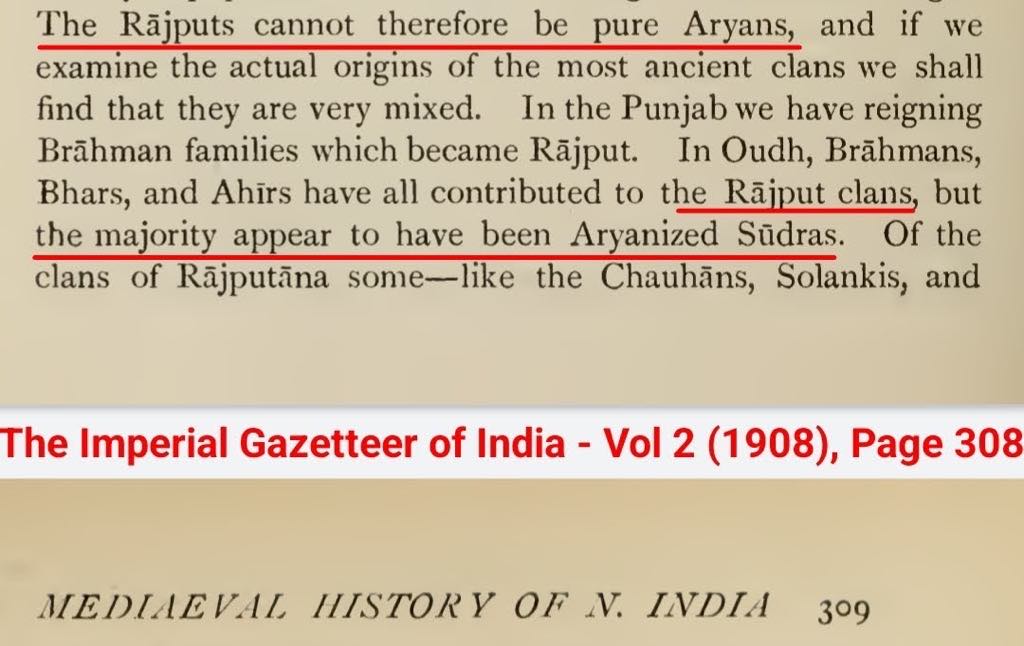 Scion_Of_Babhan's tweet photo. Kitna proof lega  shudra raadputwe  .even historian  Satish Chandra mentioned you as hybrid of shudra tribe https://t.co/a99NjiP8kG