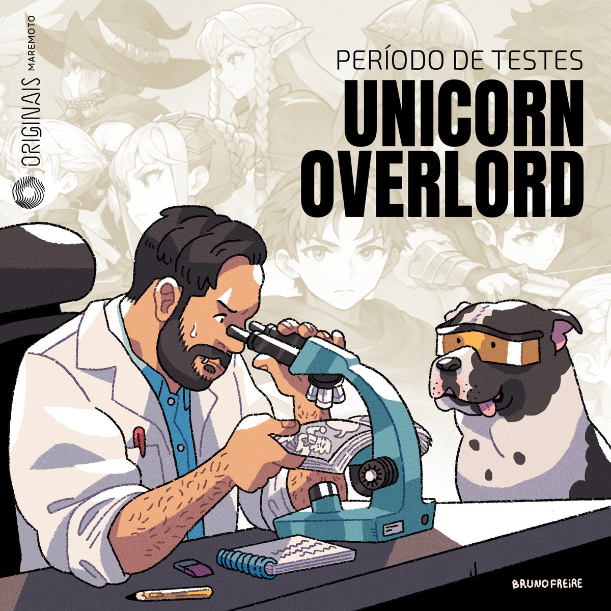 Aproveitar que saiu o primeiro episódio do Período de Testes para enaltecer a arte linda que o Bruno Freire fez para a capa <3

open.spotify.com/episode/5oRHCI…

Recomendo que você vá ouvir em respeito à Mococa gorducha do desenho.