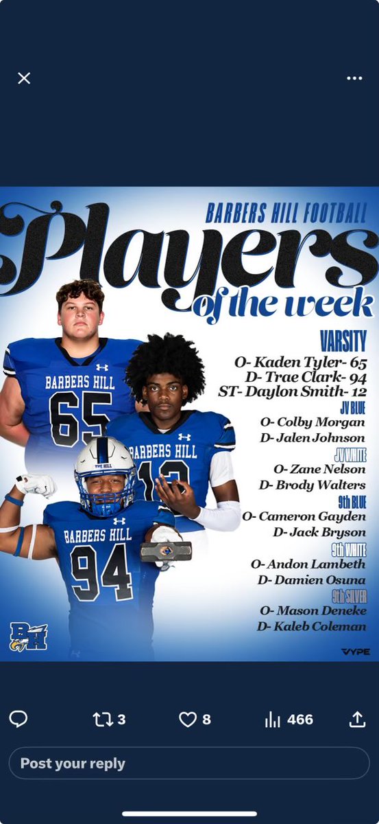 nupespring99's tweet photo. Congratulations to these players!!!
Sooo proud of you #12 son ⁦⁦@Daylon112⁩ 🙏🏾🙏🏾🙏🏾 https://t.co/tqz2NmylK6