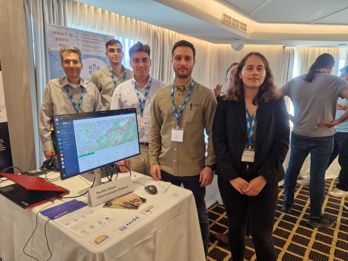 SAFE6G's tweet photo. #LearnAboutSAFE6G: We had an incredible time at @IEEEorg #CAMAD 2024 showcasing our latest advancements at the SAFE-6G booth! Our live demo demonstrated how 6G technology is set to revolutionize the future of secure and ultra-fast communications. @6G_SNS @SME_WG_NwEurope @Hipeac https://t.co/l4Lo1WnwKC