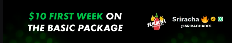 SrirachaDfs's tweet photo. NBA LAUNCH ($250 PRIZE TO SOMEONE WHO LIKES/RTs)

$10 to try out your first week! Link below, or use code NBALAUNCH at checkout!  

NEW FREE + PAID NBA CONTENT: 

This year we are doing both PAID AND FREE content!

FREE FEATURES:

-Introducing the $100 challenge. I will be starting with a $100 on Day 1 of the NBA Season and I will be posting various slips with the amount included and see where we end up on the last day of the NBA season. This will include daily doubles, power 2s, etc. I will be keeping track of the amount DAILY and all slips will be fully tracked and recorded. 

- I will be live streaming 3+ days a week to cover the NBA slates

- FREE POTDs

- I will be tracking every single play and keeping a record of the PODs daily. 

Paid Features:

- On top of the NBA season, you will also get NFL, Esports, College Sports, and more all for one price. 

- All NBA plays with breakdowns/explanations

-Daily Doubles (Last season, we went 41/56 for daily doubles which put us at ~26 units of profit alone

-All links to plays along with ability to chat, ask questions and build your own slips using my lists

-I will be providing a list of plays + links to plays I am running daily, that way whether or not you like to build your own plays or straight tail, there will be something for everyone 

Here is a look into the last NBA Season:

This will be my 9th year covering NBA now! 

Best of luck this season! 

#GamblingTwitter