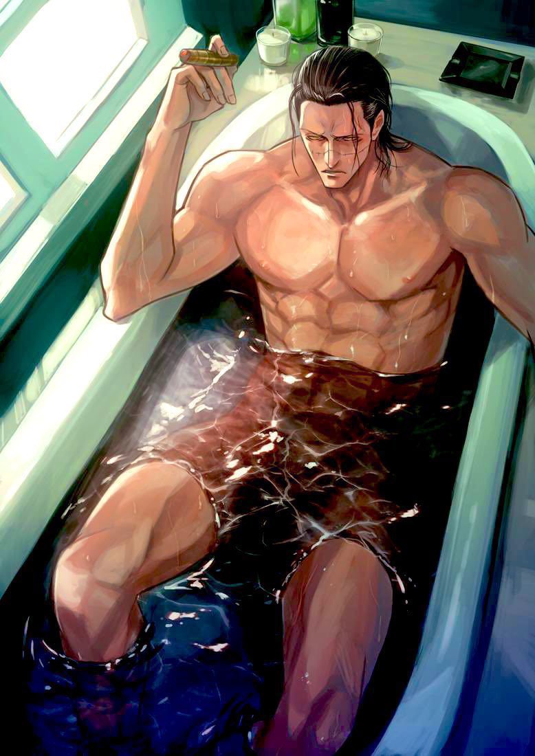 Waking up to the early rays of morning sun. Crocodile slowly slipped into this bath, the water made him weak but he felt more relaxed. That’s is until he heard the reader enter his room.

“Isn’t it a rule to not disturb me in the bath?”

#LewdRP #NSFWRP #OnePieceRP #OPRP #MVRP