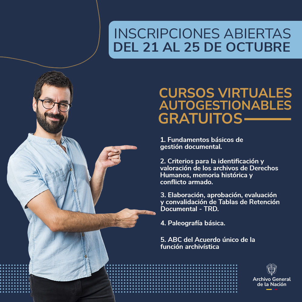 #SinergiaALA #Noticia Vía <a href="/ArchivoGeneral/">Archivo General</a>
Desde el lunes 21 hasta el viernes 25 de octubre tendremos inscripciones abiertas para las capacitaciones virtuales autogestionables del mes de noviembre. 
acortar.link/1tem8t