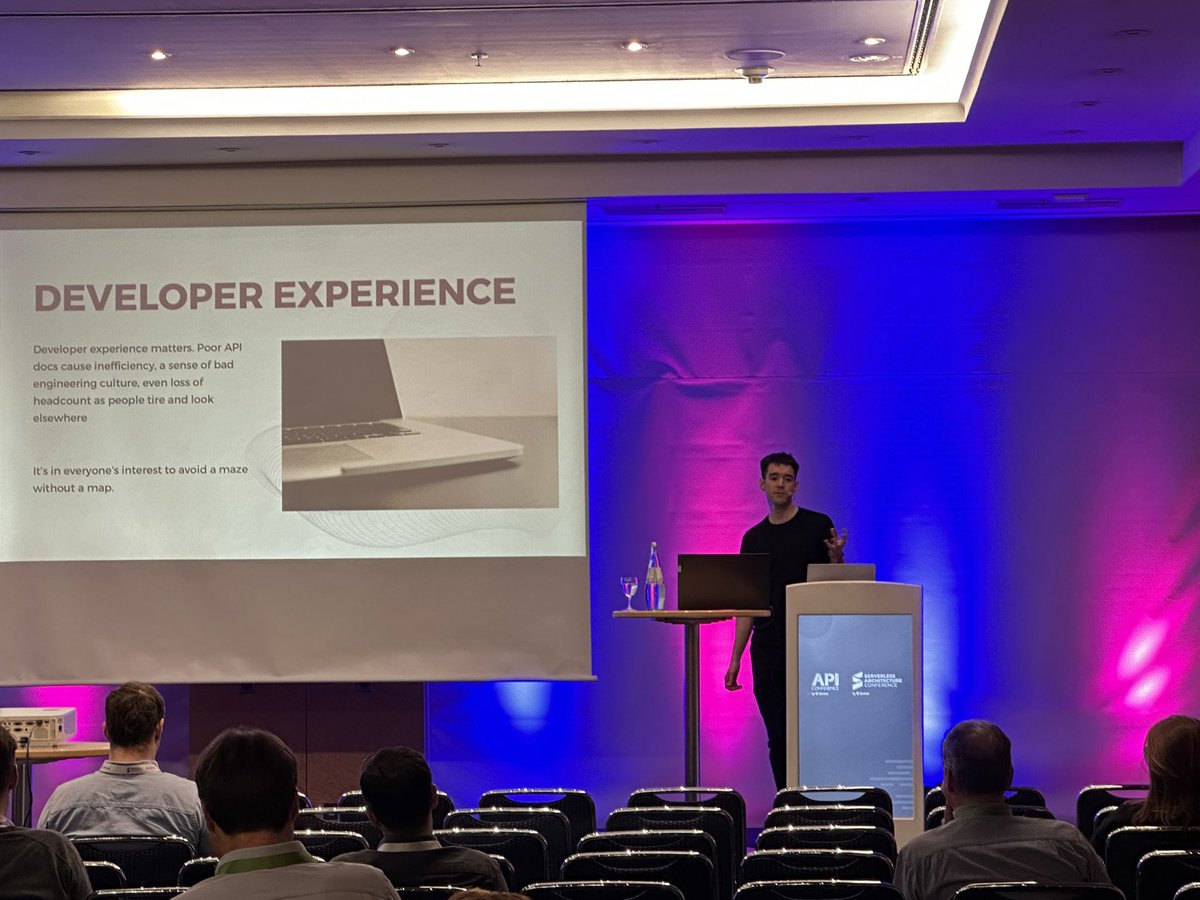 api_conference's tweet image. After the great networking experience at the API Open House, Andrew Walsh is now diving into the automated generation of OpenAPI specifications! Discover the future of OpenAPI with Moonwalk 4.0 and how Generative AI is shaping API platforms. 🤖🌐 #APIAutomation #GenerativeAI