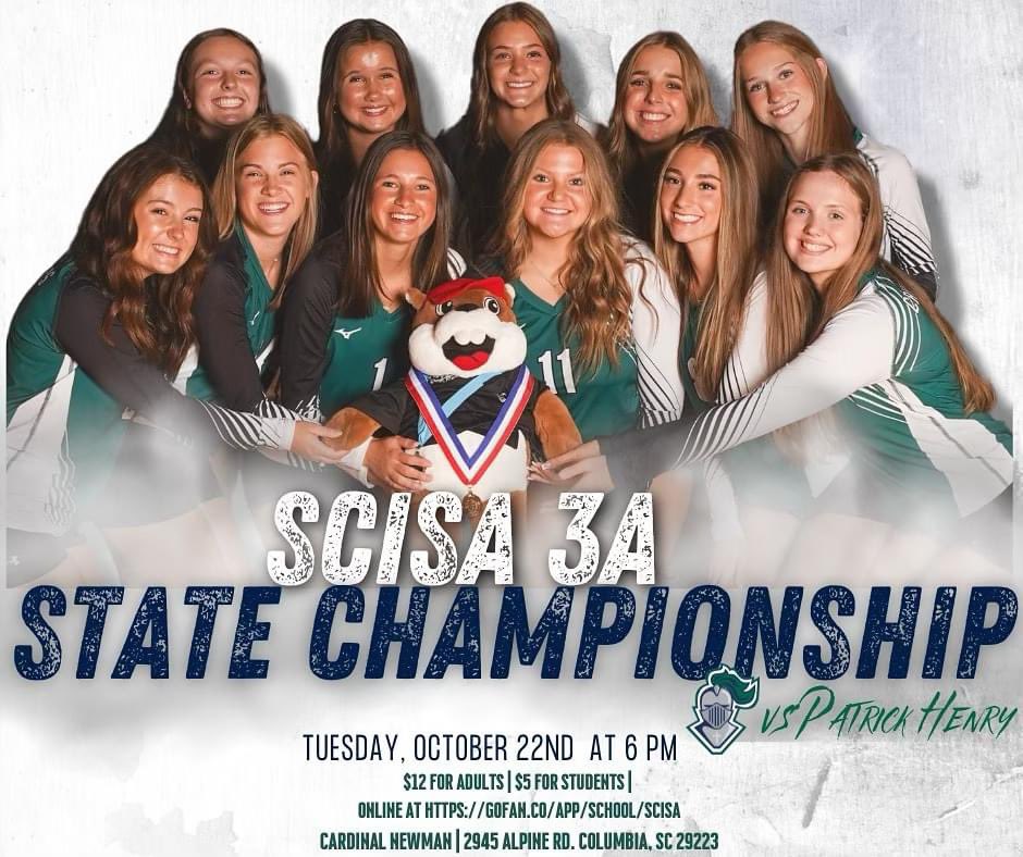 Avery MacMeccan (@averymacmeccan) on Twitter photo We defend our SCISA 3A State Championship today! Come out to Cardinal Newman School in Columbia at 6pm to cheer us on! You can also watch online via our YouTube page: youtube.com/@fpacrusaderat…
#GoCrusaders <a href="/MySportsCulture/">Sports & Culture Media</a> <a href="/Kamxjack/">Kam</a> <a href="/ToddShanesySHJ/">Todd Shanesy</a> <a href="/864Huddle/">864Huddle</a> <a href="/GoUpstateSports/">SHJ Sports</a> We defend our SCISA 3A State Championship today! Come out to Cardinal Newman School in Columbia at 6pm to cheer us on! You can also watch online via our YouTube page: youtube.com/@fpacrusaderat…
#GoCrusaders <a href="/MySportsCulture/">Sports & Culture Media</a> <a href="/Kamxjack/">Kam</a> <a href="/ToddShanesySHJ/">Todd Shanesy</a> <a href="/864Huddle/">864Huddle</a> <a href="/GoUpstateSports/">SHJ Sports</a>