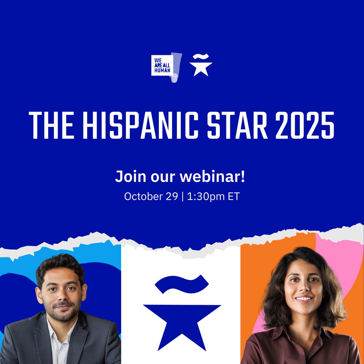 Unlock the potential of the booming Latino market! 🚀
Join our webinar to learn about our 2025 strategy and the opportunities ahead. At Hispanic Star, we support US Hispanic professionals in reaching their goals. 
Register at hispanicstar.zoom.us/webinar/regist…
#TogetherWeShine
