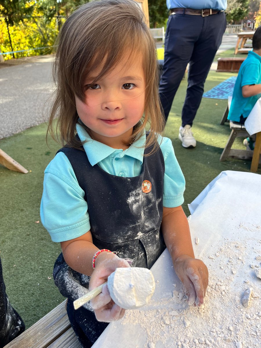 BISB_School's tweet image. #BISB Reception (pre-school) started their new IEYC (International Early Years Curriculum) topic of Dinosaur Detectives. They had fun finding eggs inside a dinosaur cave and digging into the eggs to discover what dinosaur they had inside!