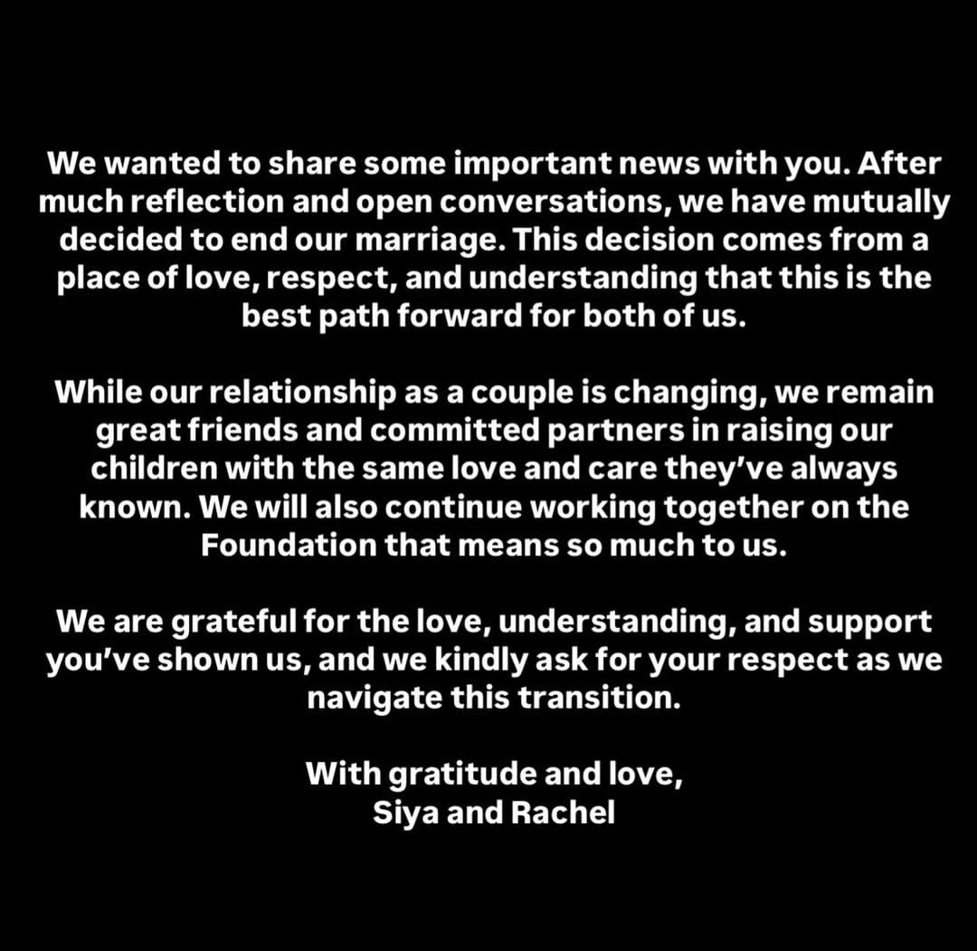 Musa_Khawula's tweet photo. Siya Kolisi and his very white wife Rachel Kolisi have decided to end their mixed race marriage. https://t.co/dPcCodsKNd