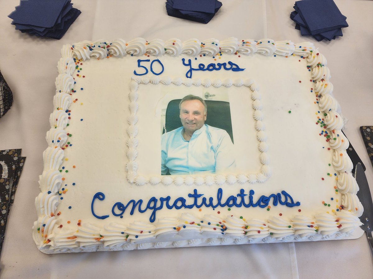 Today we celebrate one of the best to ever do it. Congratulations to Public Works director Rick Mattson on 50 years of service to the Town of #Walpole