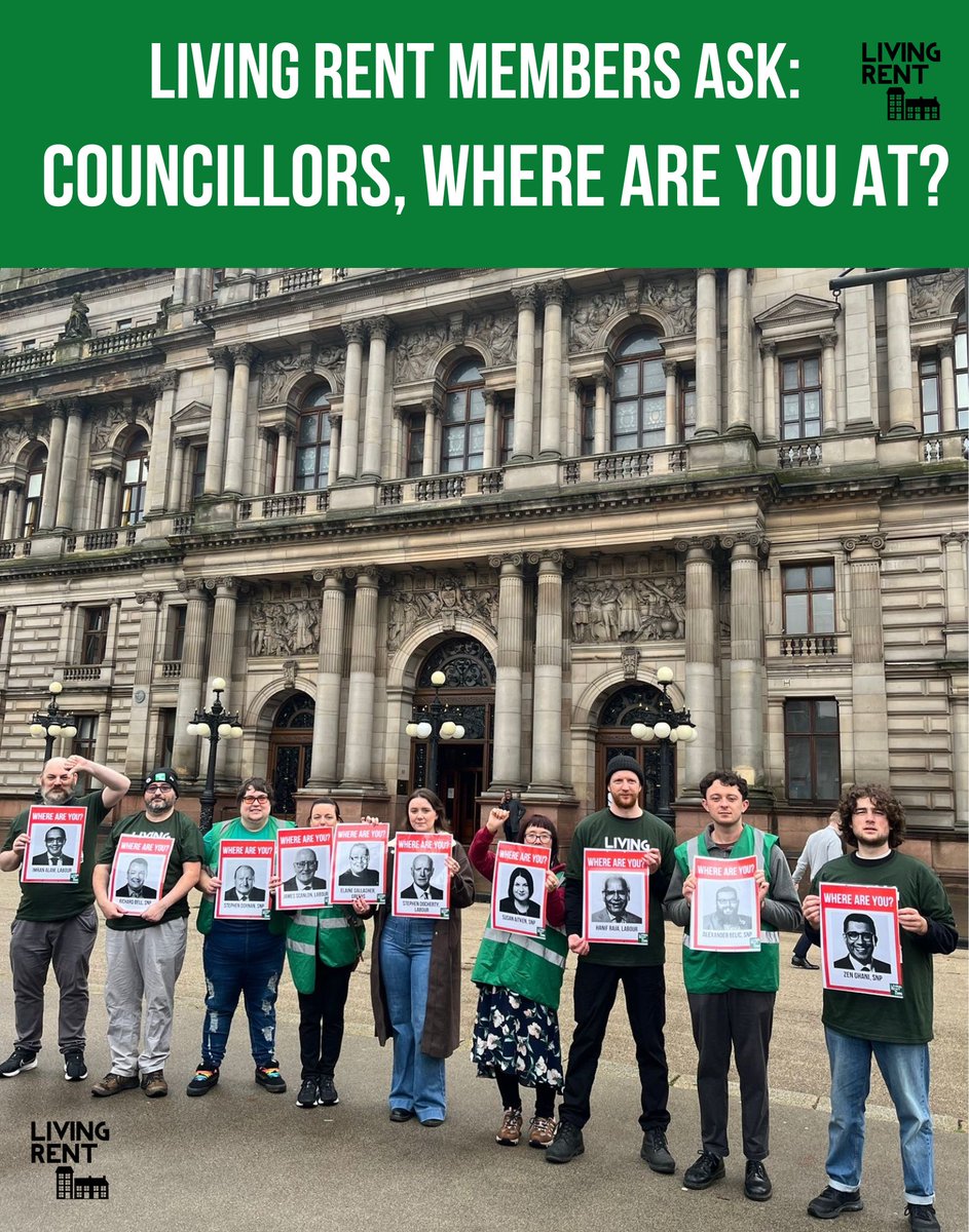Last week, LR members headed to the City Chambers in search of our local councillors. In the weeks prior, branches across the city invited our councillors to our local actions for our city campaign around NPF4. But the following councillors did not even respond to our emails…