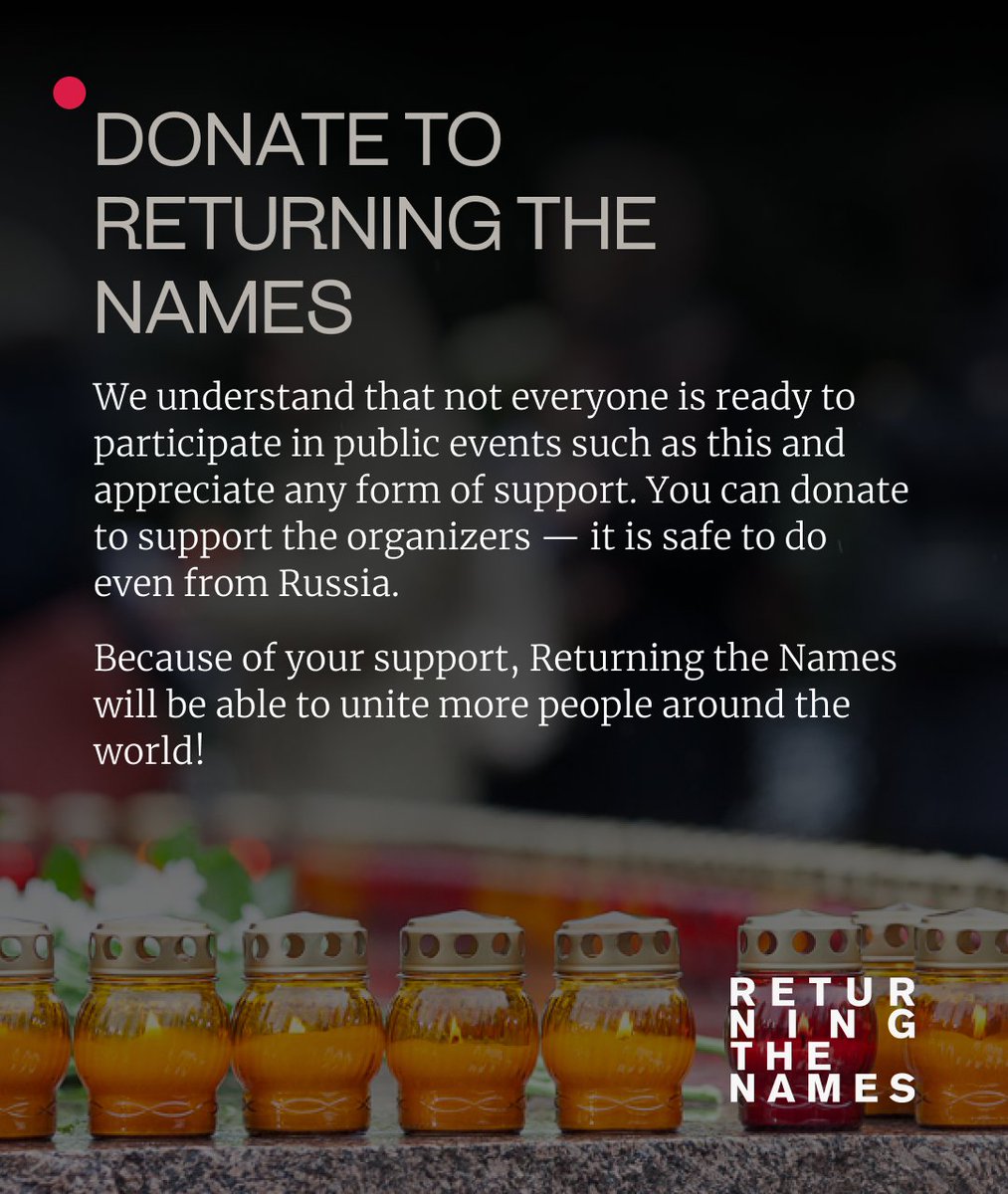 EnMemorial's tweet photo. There is a way to take part for everyone — find yours!  

You can also share this post with your friends — invite them to participate in "Returning the Names" with you.  #returningthenames #october29 https://t.co/9WKBZwfDd0