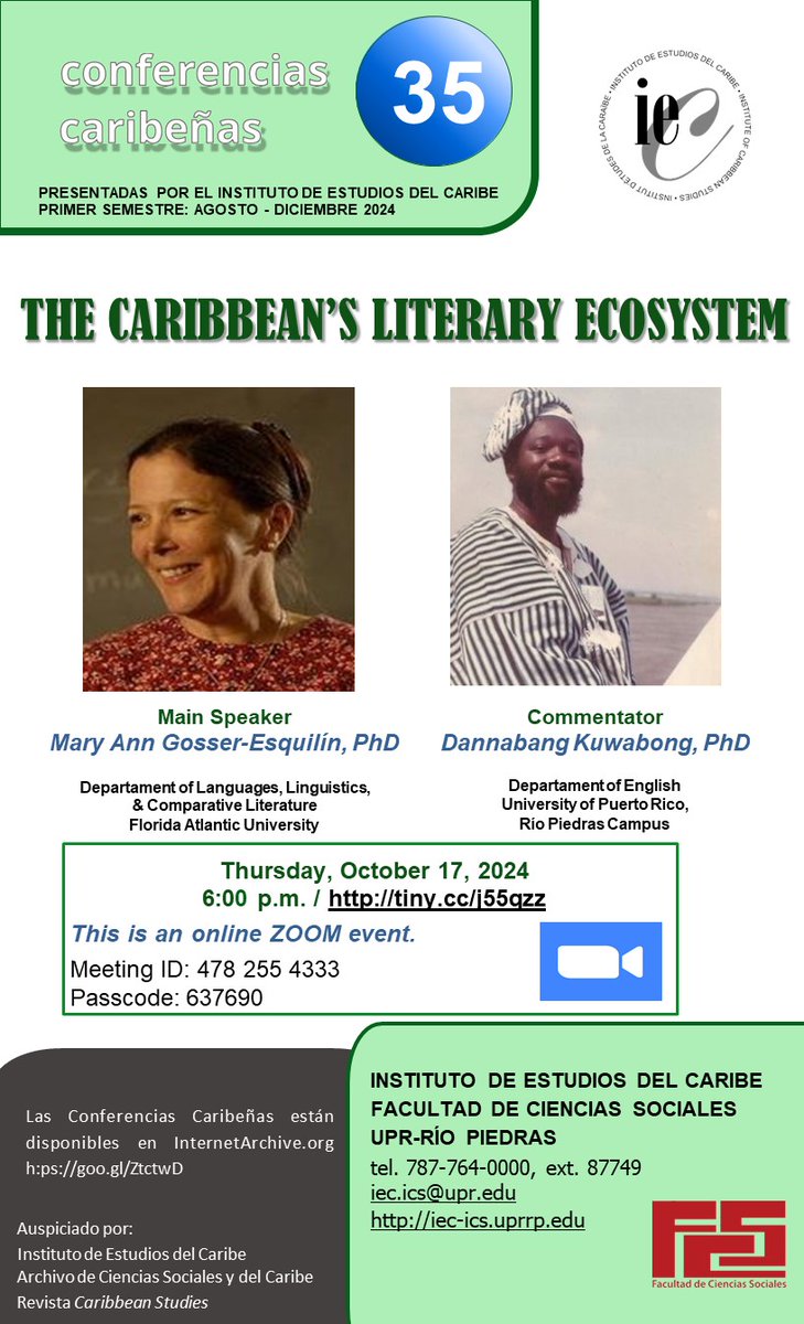 Instituto de Estudios del Caribe UPRRP tweet media