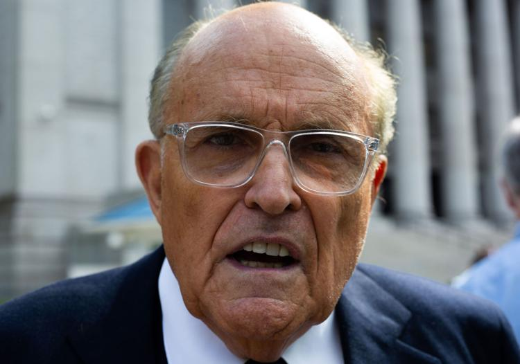 SDNY judge ordered Giuliani to begin turning over assets within one week to satisfy GA election workers' $146 million defamation verdict, including NYC condo, including Manhattan apartment, legal fees owed by Trump and RNC, 1980 Mercedes-Benz SL500, over two dozen watches, etc.