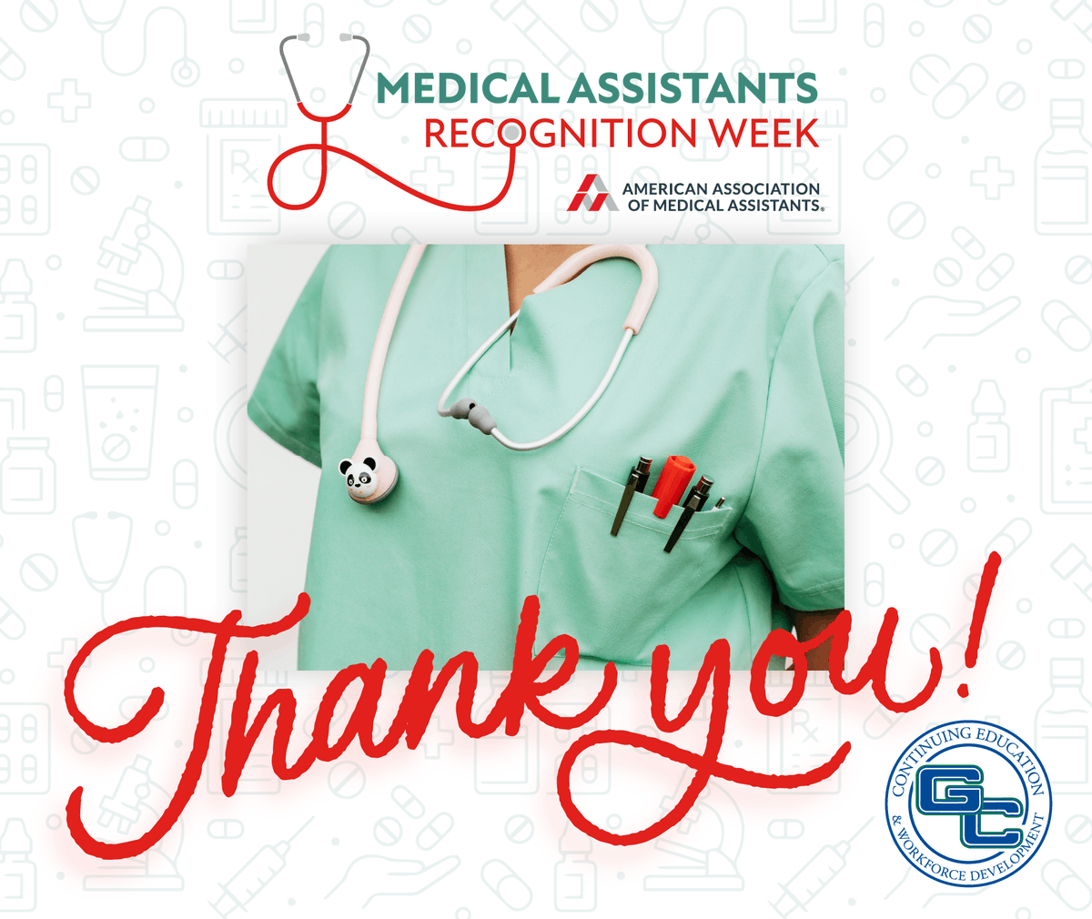 GC_CEWD's tweet image. Celebrating Medical Assistant Recognition Week! 💙💉 Thank you to all the amazing Medical Assistants for your dedication to patient care! 🙌 

#MedicalAssistantRecognitionWeek #HealthcareHeroes #GarrettCollege