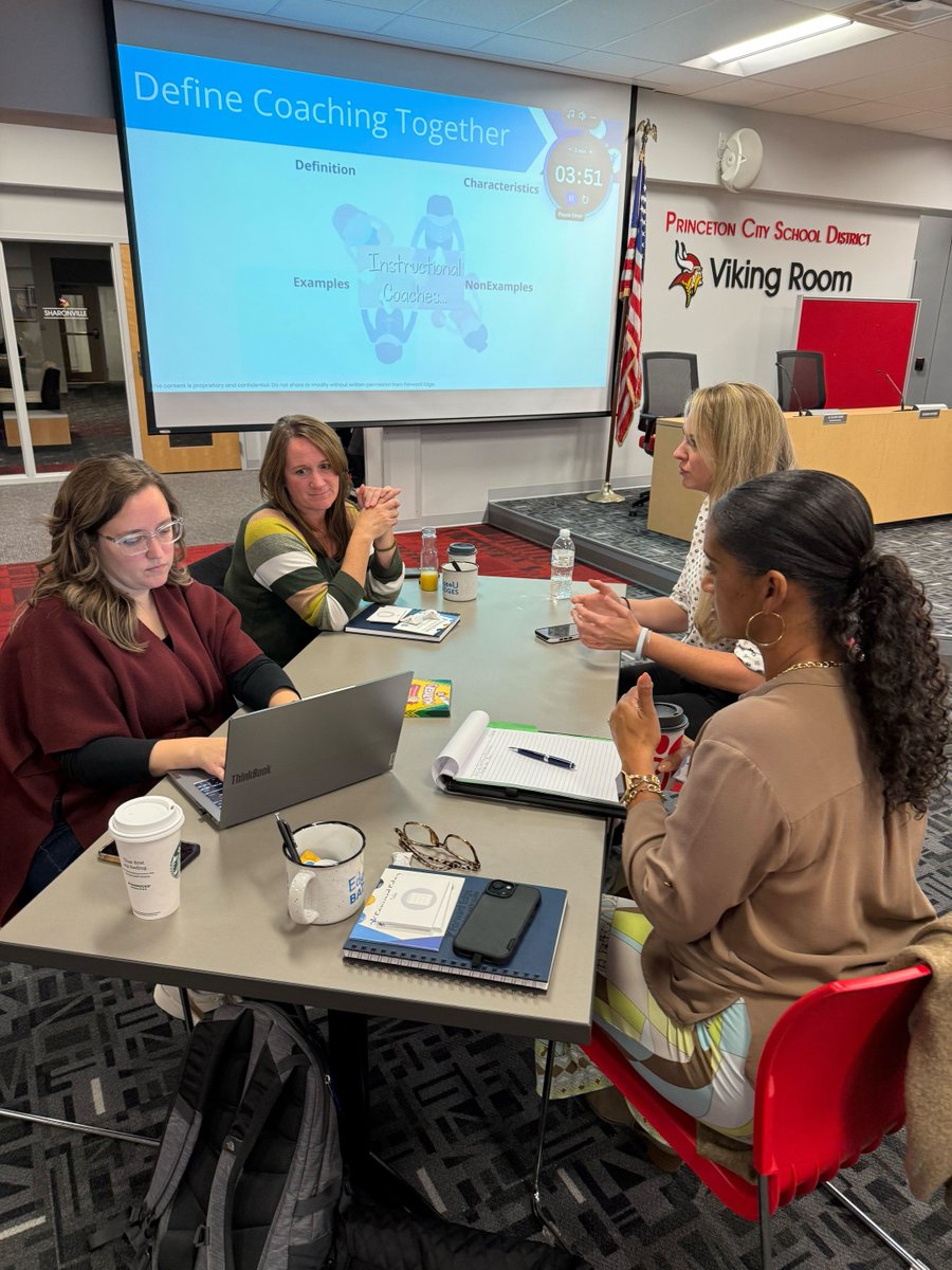 ForwardEdgeOH's tweet image. We had a blast connecting with district admin at our "Maximize the Impact of Your Coach" session presented by @Katie_M_Ritter! It was an interactive session filled with collaboration &amp;amp; strategies for aligning coaching efforts with school goals. #FEK12 #etcoaches #ohedchat