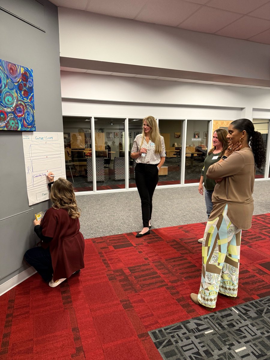 ForwardEdgeOH's tweet image. We had a blast connecting with district admin at our "Maximize the Impact of Your Coach" session presented by @Katie_M_Ritter! It was an interactive session filled with collaboration &amp;amp; strategies for aligning coaching efforts with school goals. #FEK12 #etcoaches #ohedchat