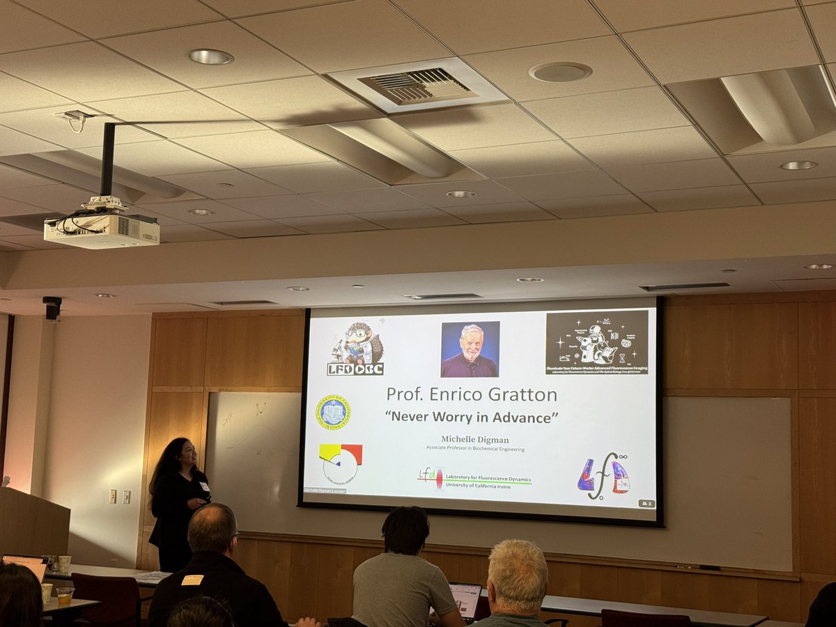 Bruno Schüty Teske🔬💻 (@schutyb) on Twitter photo Starting the second day of the #lfdworkshop with a tribute to Enrico Gratton by <a href="/michelledigman/">Michelle Digman</a> 🔬🌈💻 Starting the second day of the #lfdworkshop with a tribute to Enrico Gratton by <a href="/michelledigman/">Michelle Digman</a> 🔬🌈💻