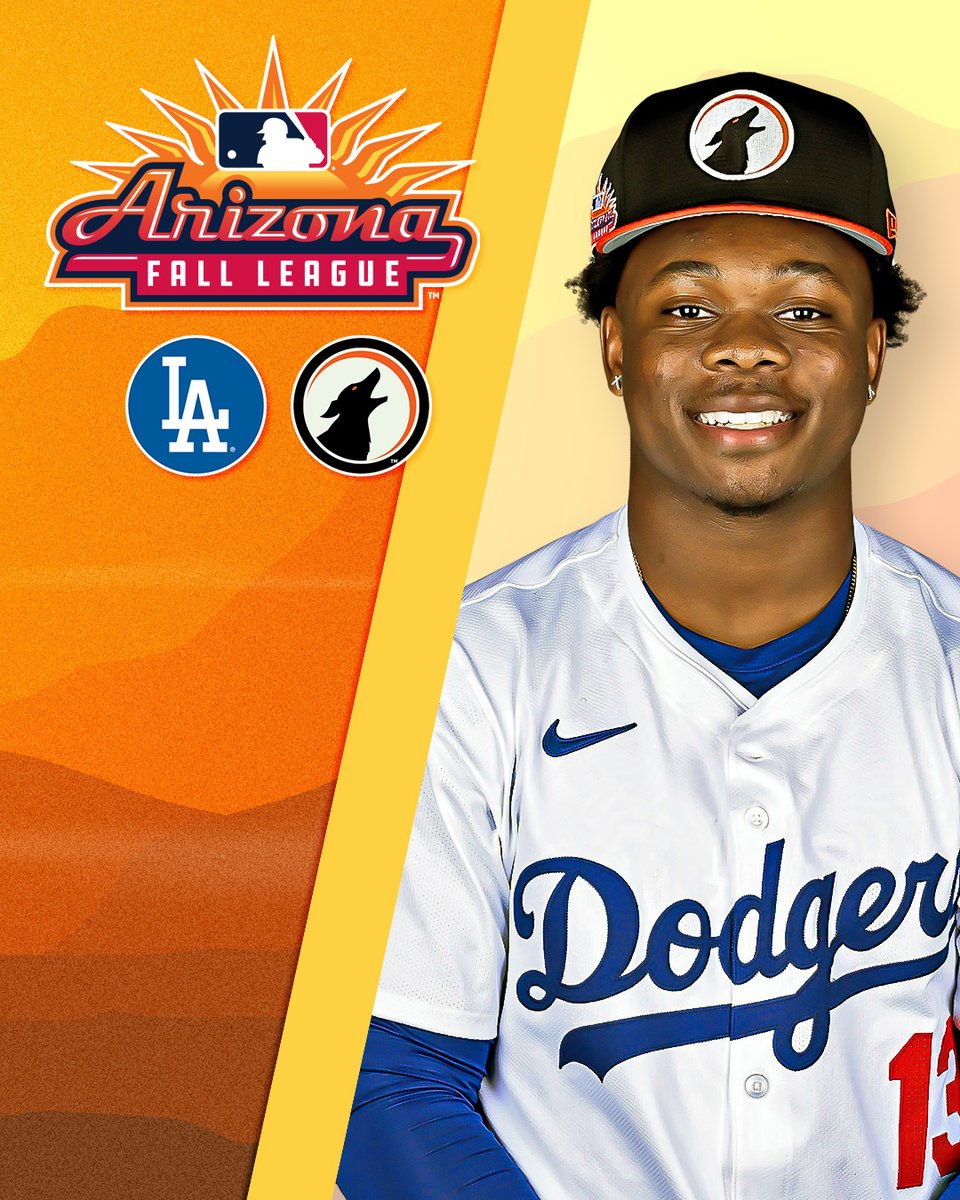 Zyhir Hope -- who came to the Dodgers from the Cubs in the Michael Busch deal -- just might be the best athlete in this year's Arizona Fall League.

More on Hope and LA's contingent in the desert: atmlb.com/40xPjLd