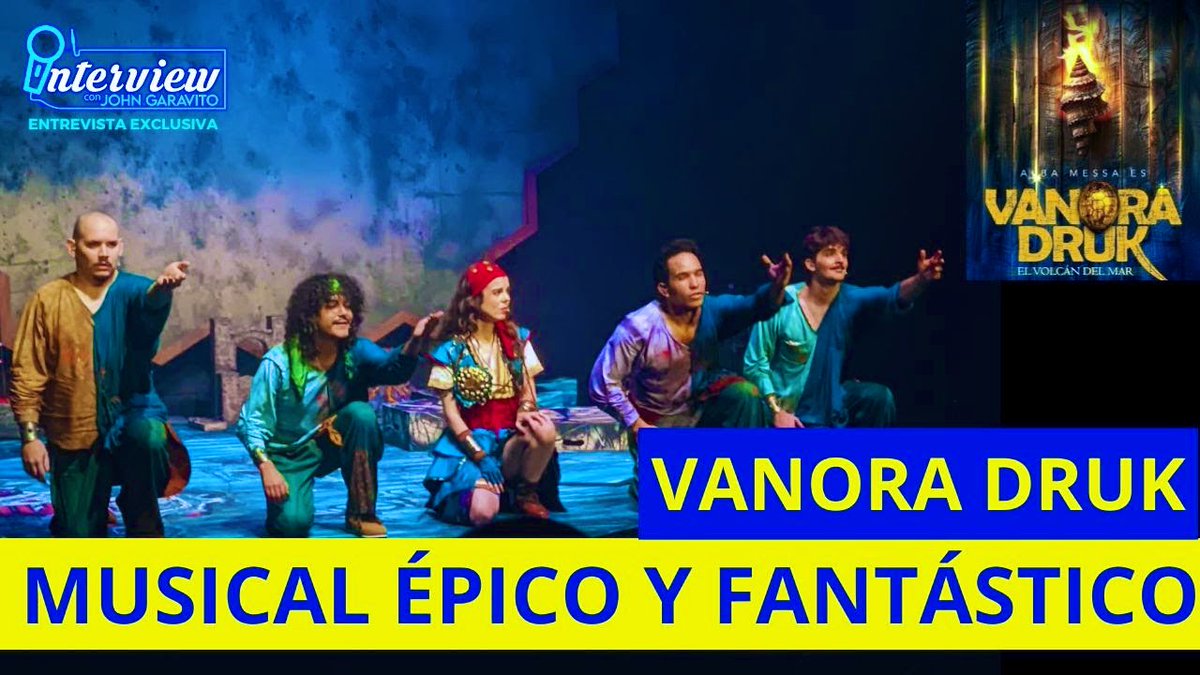 johngaravito's tweet photo. 🐚#VanoraDruk un MUSICAL ÉPICO y FANTÁSTICO en @TeatroMilán con @AlbaMessa #piratas y seres #mitologicos 
ENTÉRATE AQUÍ 👉🏽 
https://t.co/AL9lEsboEs vía @YouTube https://t.co/j7oSfSv4vE