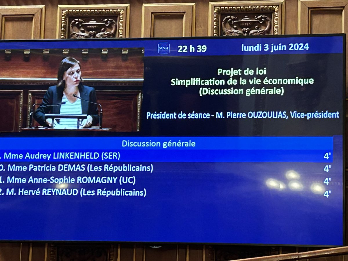 A_Linkenheld's tweet image. #simplification #éco #PJL
Comme annoncé en séance en juin, @MichaelWeber1 a confirmé pourquoi nous votons aujourd’hui contre un texte qui dérégule➕ qu’il ne simplifie :
❌ suppression de l’info préalable des salariés en cas de cession
❌ moins de protections environnementales…