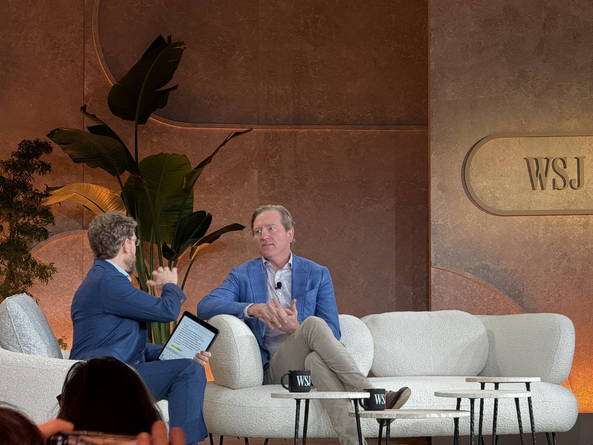 tcrawford's tweet image. Next up…a humbling conversation about the state of cybersecurity threats with @C_C_Krebs. 

Considering the current state of conversations within enterprises, we have a large gap between where we are and where we need to be. 

#CIO #WSJCIO #WSJTechLive #cybersecurity #ciso