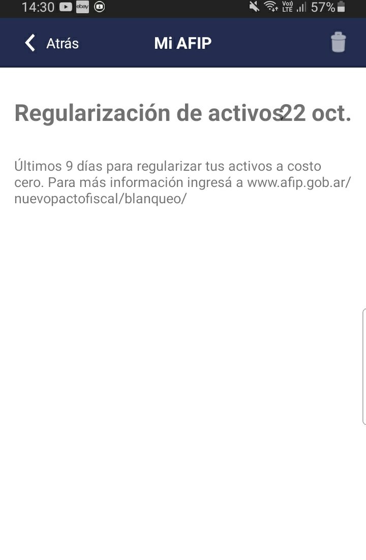 Se quieren robar todo antes de irse, hasta nunca AFIP mil gracias JAVIER GERARDO MILEI