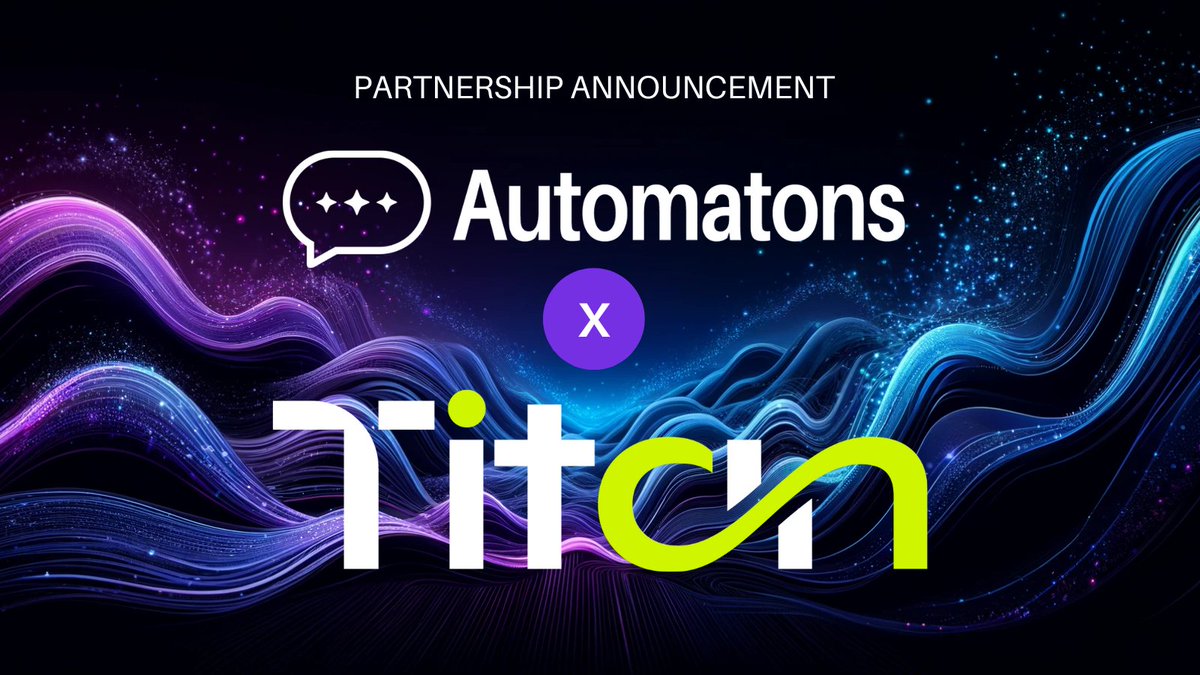 🚀 Partnership Announcement: Titan Trading x Automatons

We are excited to announce our collaboration with Titan Trading, an all-inclusive, high-performance trading platform powered by cutting-edge AI technology. Together, we’re integrating Automatons’ real-time AI to enhance