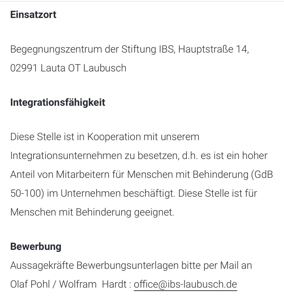 Wir suchen eine Leitungskraft (M/W) für unsere Küche im Begegnungszentrum der Stiftung IBS: Individuelles Inhouse Catering. Wir arbeiten mit TOP Berater und Sternekoch Peter Scharff Catering / Kochschule  / Eventlocation zusammen. JETZT bewerben und mitrühren 😊.
