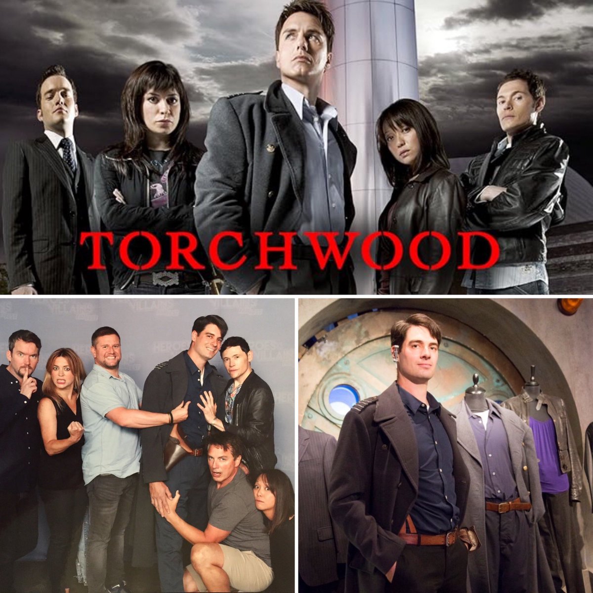 18 years since that awesome sci-fi spin off first aired &amp; changed my life! 
Got a lot of time &amp; love for everyone in this pic! What an awesome cast, miss you all <a href="/Pancheers/">Gareth David-Lloyd</a> <a href="/TeamEveMyles/">Eve Myles</a> <a href="/KaiKaiOwen/">Kai Owen</a> #burngorman <a href="/naoko_mori/">Naoko Mori  森尚子</a> &amp; the fabulous <a href="/JohnBarrowman/">John Barrowman MBE</a>, Thank you all #torchwood