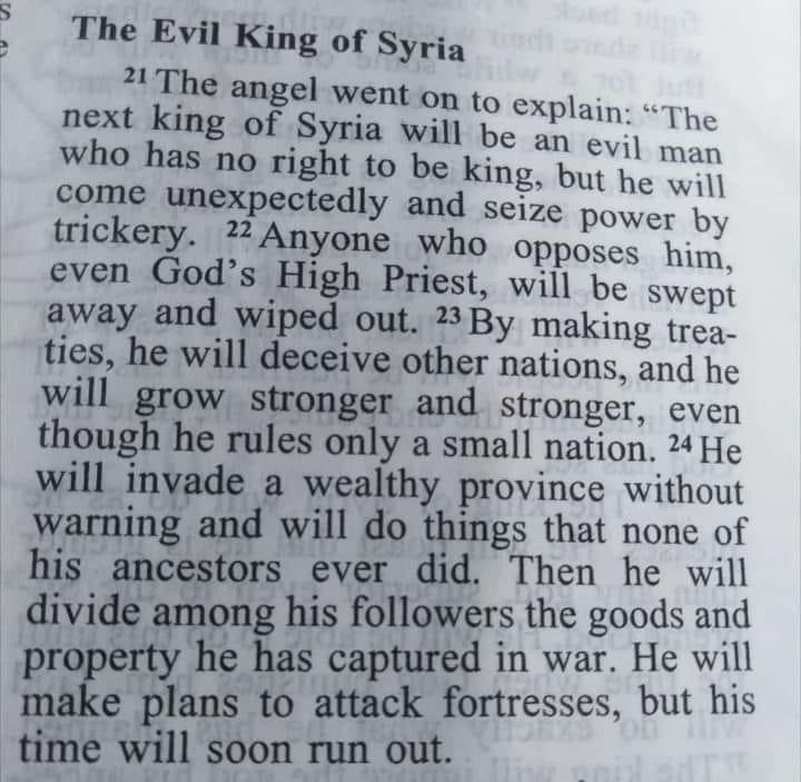 Kumbe the evil king of Syria ako hapa na sisi 😂 alaaar!