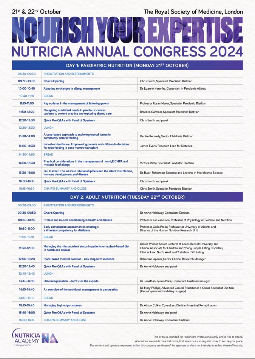 Neha shah RD (@nehasha77542631) on Twitter photo Excellent study day <a href="/NutriciaHCPUK/">Nutricia HCP UK</a> Nutricia annual congress 2024 that focused on adult nutrition today- Day 2 Excellent study day <a href="/NutriciaHCPUK/">Nutricia HCP UK</a> Nutricia annual congress 2024 that focused on adult nutrition today- Day 2