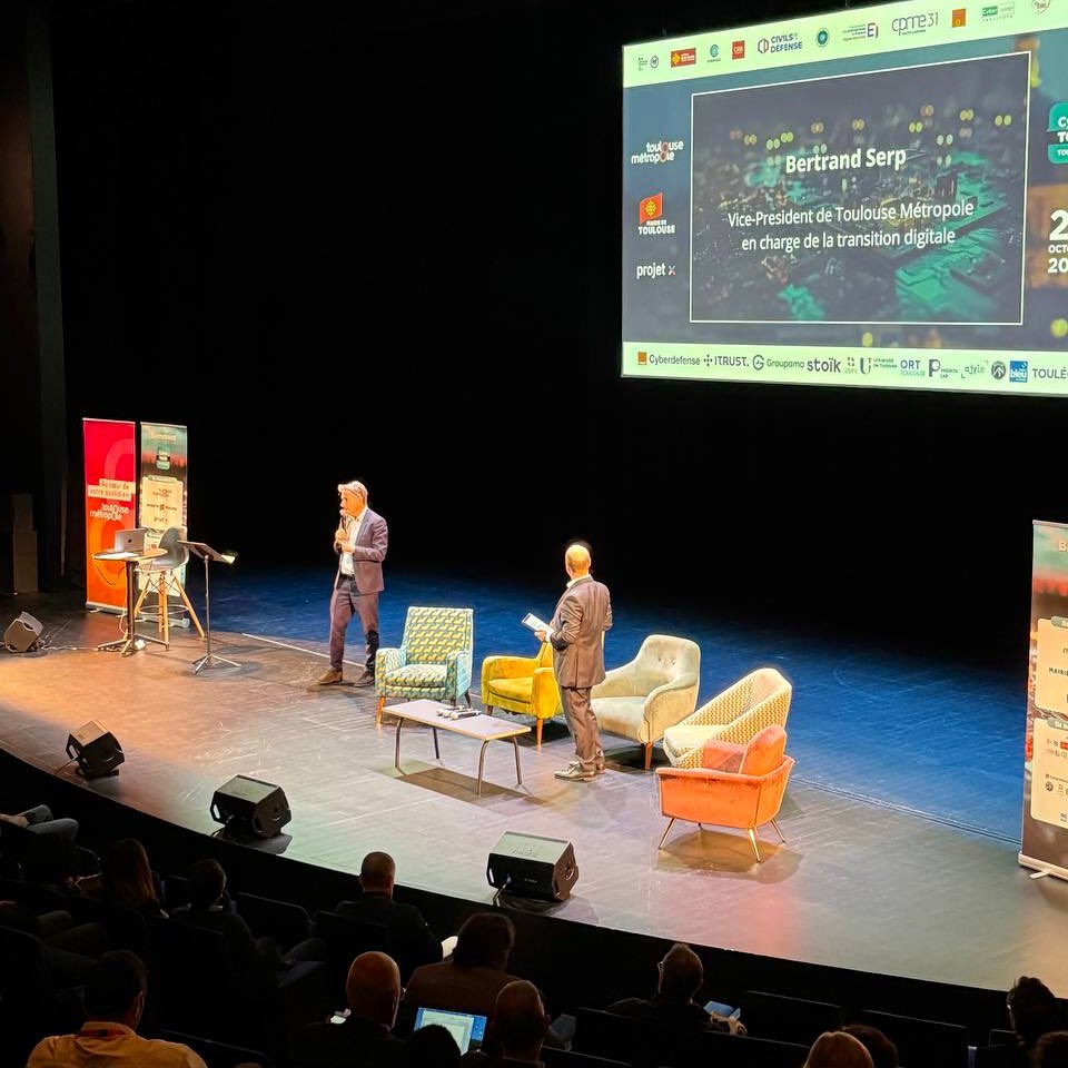 Grande première à <a href="/Toulouse/">Toulouse - Mairie et Métropole</a> avec le <a href="/CyberTouroff/">CyberTour</a> aujourd'hui ! 🚀 

Une journée d'échanges autour des enjeux de la cybersécurité, des innovations technologiques et des solutions pour protéger nos entreprises, nos citoyens et nos institutions.

.<a href="/Toulouse/">Toulouse - Mairie et Métropole</a> prépare le futur avec le