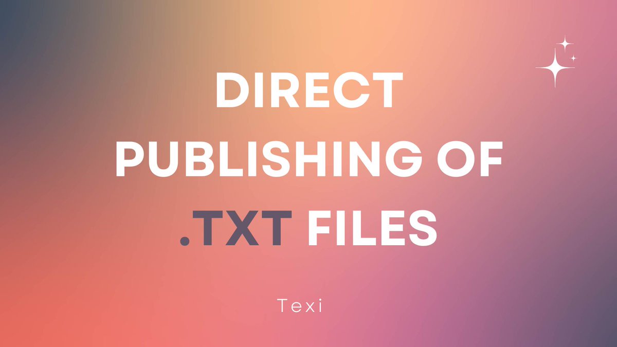 texi_app's tweet image. Comparison of Apps That Support Direct Publishing or Reading of .txt Files

#book 

texi.app/2024/10/22/tex…
