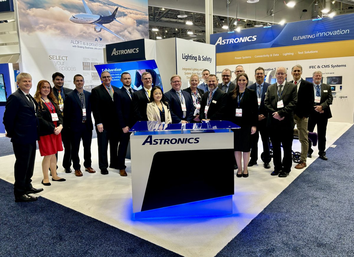 It's the opening day of #NBAA2024 in Las Vegas and we're ready to talk with you. Come see us in Booth 3501 and learn about our innovative solutions for aircraft Power, Connectivity, IFE/CMS, Lighting, Safety and more.