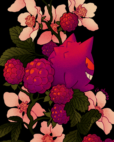 「Blackberry (wallpaper sizes below!) 」|rii abregoのイラスト