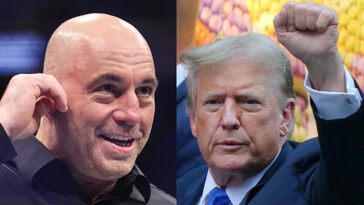 AutismCapital's tweet photo. 🚨 BREAKING: TRUMP SET TO RECORD INTERVIEW WITH JOE ROGAN THIS FRIDAY IN AUSTIN, TX ‼️ SOURCE: POLITICO https://t.co/6fmmDTdakX