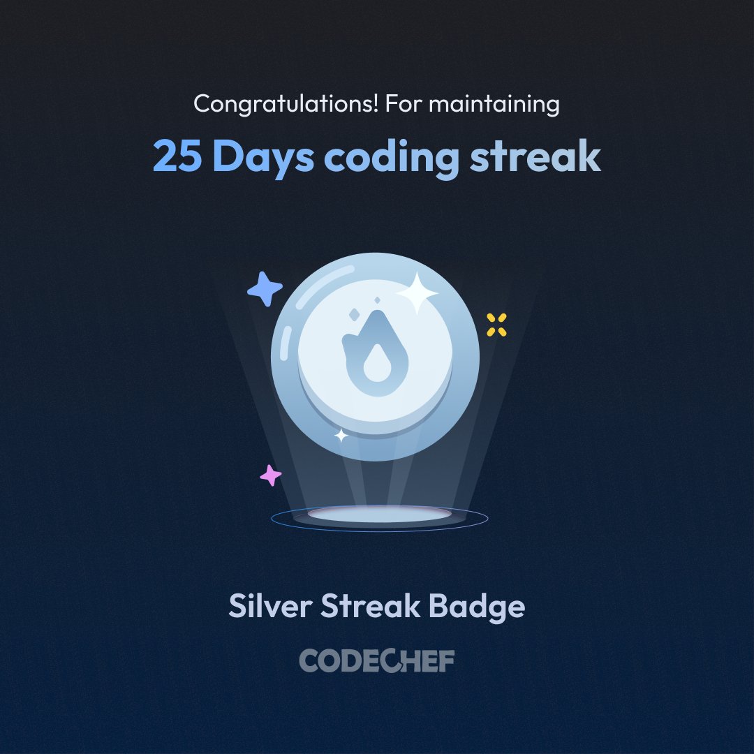 niraj_0624's tweet image. on way to make it 50 , :)
#codechef