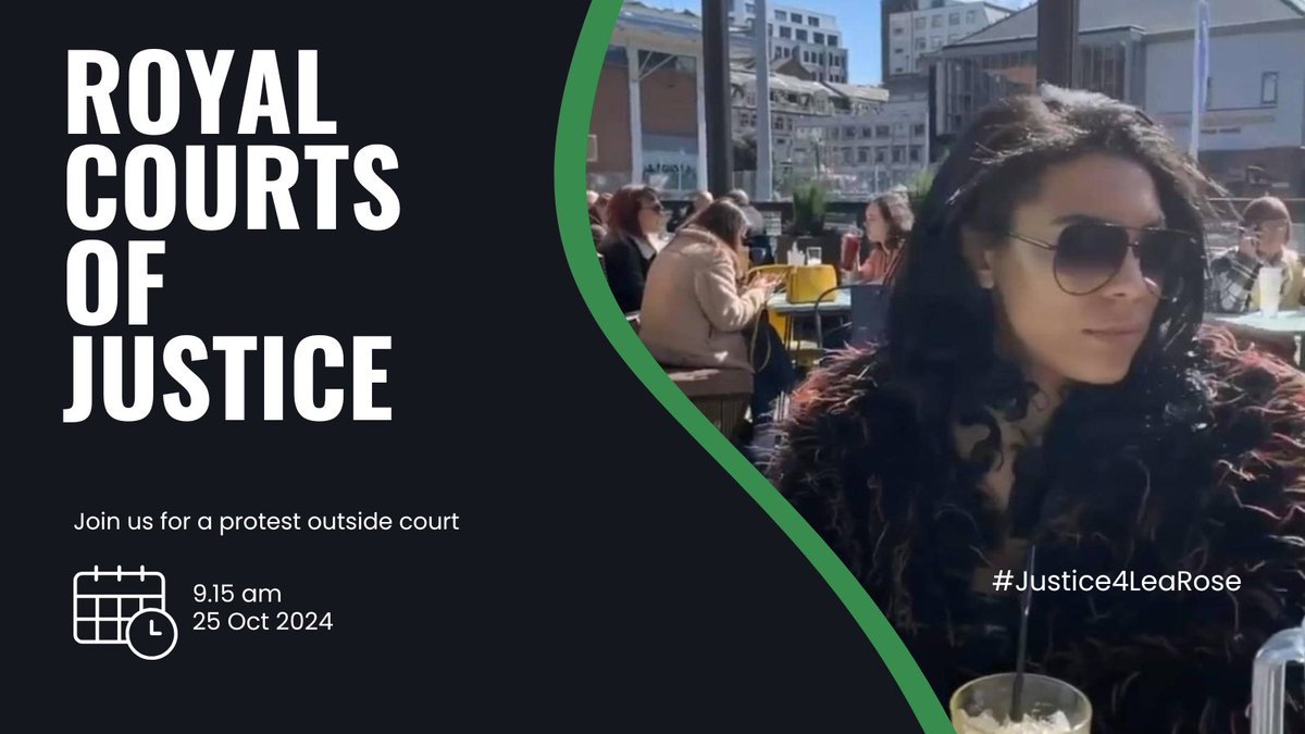 On 25 October 2024, the criminal appeal court will consider an appeal by 25 year old Lea Rose Cheng who was  convicted of the murder of 39 year old Dylan Bacon at Liverpool Crown Court on 4 September 2023.  

ow.ly/eLet50TQOAq